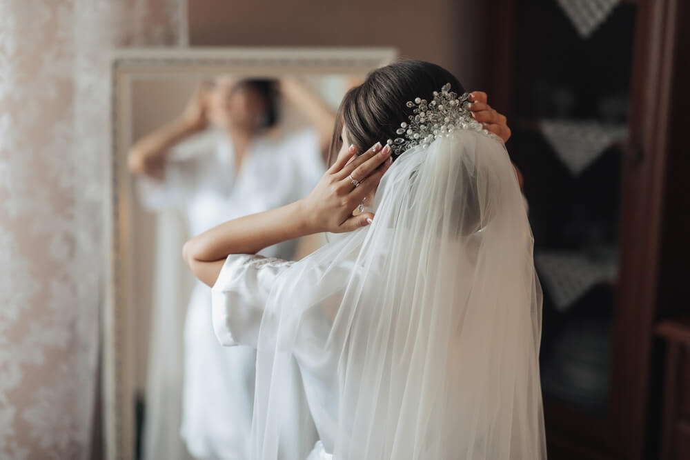 Frizura za venčani veo