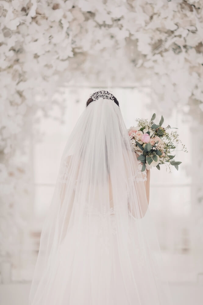 Frizura za venčani veo