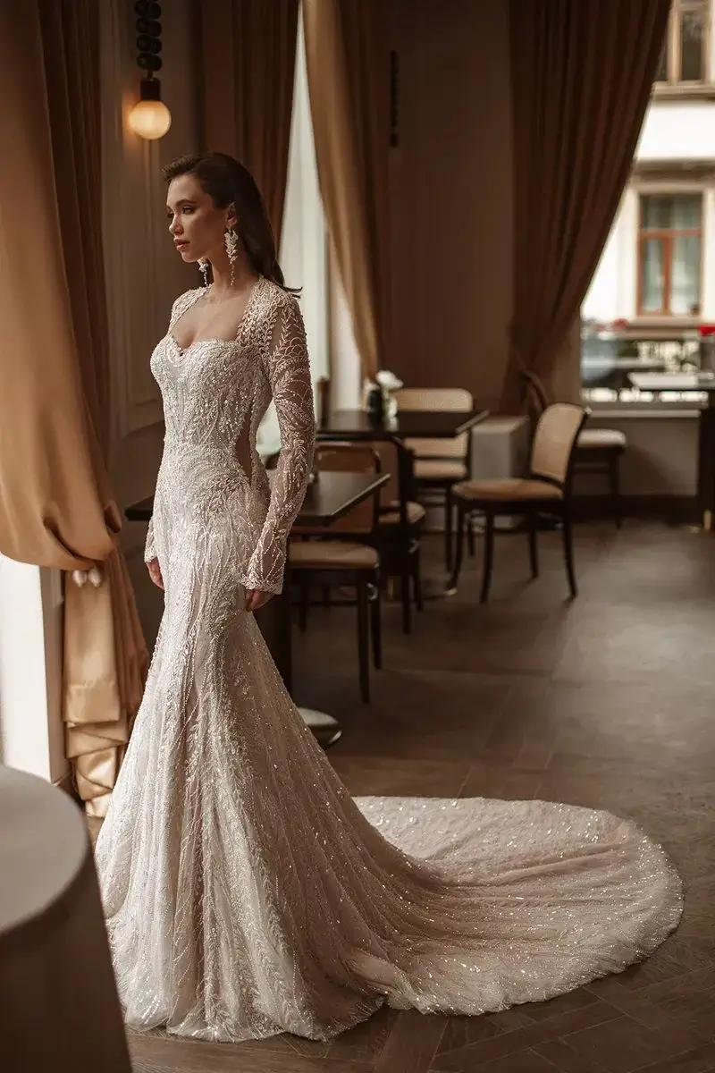 Sirena venčanica sa šlepom