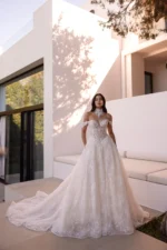 Demetrios DP570 NERINA čipkana venčanica